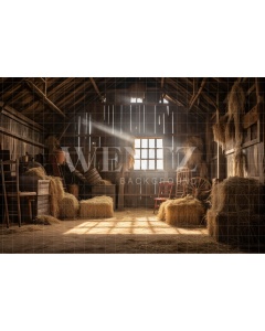 Fabric Photography Background Barn / Backdrop 4783