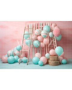 Fabric Photography Background Candy Color Sweets / Backdrop 4887