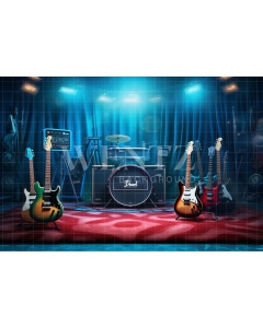 Fabric Photography Background Rockstar / Backdrop 4912