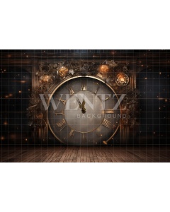 Photographic Background in Fabric Clock / Backdrop 4985