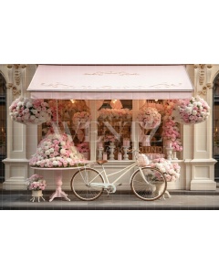 Fabric Photography Background Flower Shop / Backdrop 5179