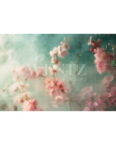 Fabric Photography Background Flowers / Backdrop 5716