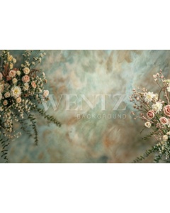 Fabric Photography Background Mother's Day Floral / Backdrop 5904