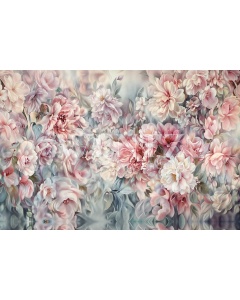 Fabric Photography Background Mother's Day Floral / Backdrop 5908