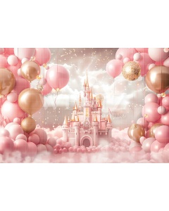 Fabric Photography Background Children's Day Castle / Backdrop 6324