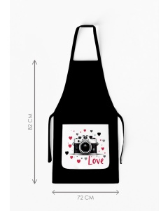 Adult Separate Love Camera Apron with Pocket / AW30