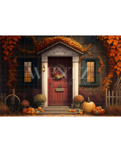 Fabric Photography Background Fall Facade / Backdrop 2916