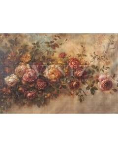 Fabric Photography Background Fine Art Floral / Backdrop 6176