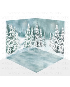 Photography Background in Fabric Christmas Scenario 3D / WTZ104