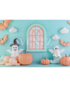 Fabric Photography Background Halloween / Backdrop 6345