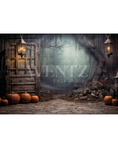 Fabric Photography Background Halloween / Backdrop 6351