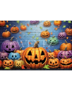 Fabric Photography Background Halloween / Backdrop 6352