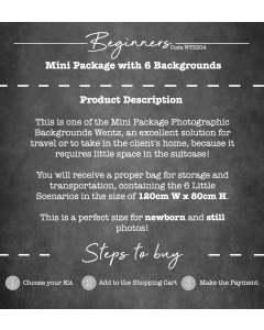 Mini Package Beginners Photographic Backgrounds Wentz | WTZ204