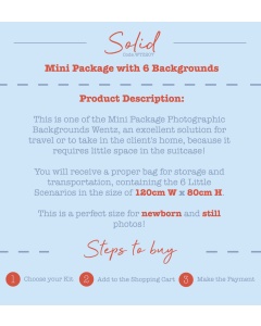 Mini Package Solid Photographic Backgrounds Wentz | WTZ207