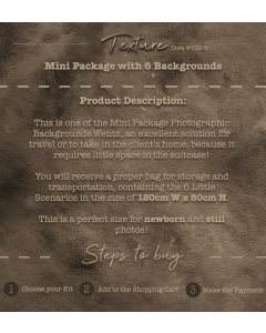 Mini Package Texture Photographic Backgrounds Wentz | WTZ205