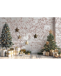 Fabric Photography Background Christmas / Backdrop 6292