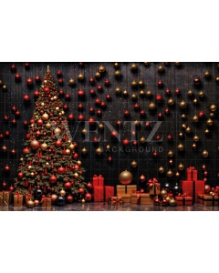 Fabric Photography Background Christmas / Backdrop 6291