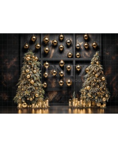 Fabric Photography Background Christmas / Backdrop 6288