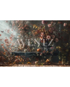 Fabric Photography Background Fall / Backdrop 5922