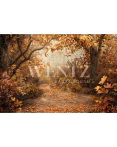 Fabric Photography Background Forest Fall / Backdrop 5947