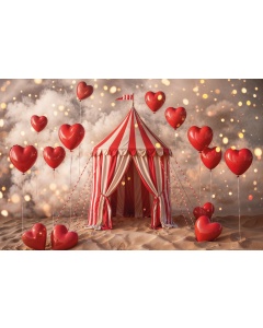 Fabric Photography Background Valentine's Day / Backdrop 6048