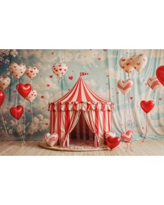 Fabric Photography Background Valentine's Day / Backdrop 6045