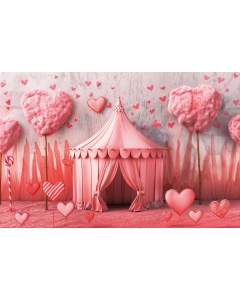 Fabric Photography Background Valentine's Day / Backdrop 6060