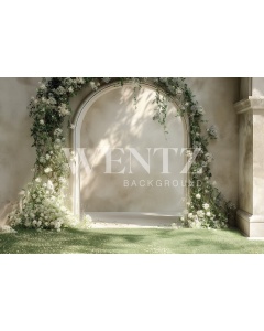 Fabric Photography Background Mother's Day Floral Arch / Backdrop 5818