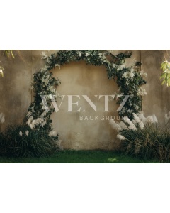 Fabric Photography Background Mother's Day Floral Arch / Backdrop 5820