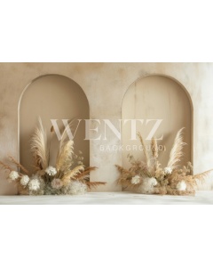 Fabric Photography Background Mother's Day Arches / Backdrop 5846