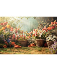 Fabric Photography Background Easter / Backdrop 5610