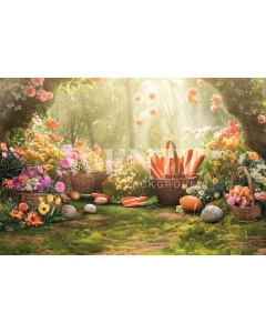 Fabric Photography Background Easter / Backdrop 5611