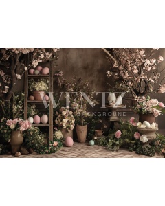 Fabric Photography Background Easter / Backdrop 5618