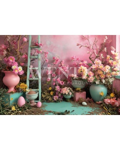 Fabric Photography Background Easter / Backdrop 5637