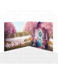 Photography Background in Fabric Easter in the Countryside Set 2D / WTZ156